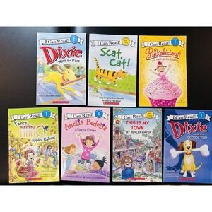 Scholastic I Can Read! Level 1 Set of 7 Illustrated Paperback Books Ages 4-8